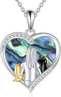 KZX Cat/Dog/Phoenix/Eagle/Whale/Shark/Puffin/Starfish/Chicken/Butterfly/Owl/Bee/Frog/Seahorse Necklace Sterling Silver Animal Pendant Jewelry Gift for Women