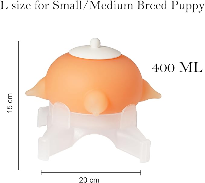 Puppy Milk Feeder Nipple Puppy Bottle Puppy's Feeder, Bubble Milk Bowl