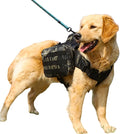 x Jumahe Dog Hiking Backpack for Large/Giant Dogs – 2 Spacious Side Bags, Breathable Waterproof Fabric, Fits Chest 30"-40" (85-120 lbs), 5 Adjustable Buckles, Outdoor Travel Vest,Camo