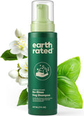 Earth Rated Waterless Dog Shampoo & Conditioner, Convenient No-Rinse Wash for Cleaning, Conditioning & Detangling, for All Coat Types, Refreshing White Tea and Basil Scent, 7 oz