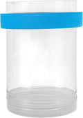 Suspensions Breeder Box, Floating Mesh Isolation Fish Tank Separator Set, Ideal for Aquatic Pets, Small, Blue, 1 Set