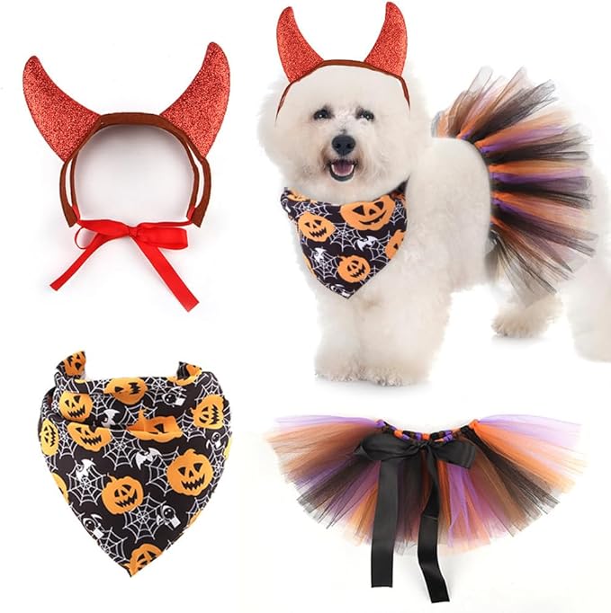 Cat Halloween Costume Bat Wings Pet Apparel Halloween Party Dress Up Accessories for Cat Small Dogs Puppy Kitty Kitten Boy or Girl (Style 2)