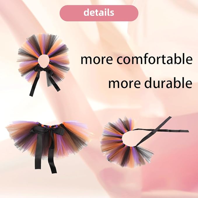 1-Pc Pet Halloween Party Costume-Puppy Party Adjustable Saree with Unique Ribbons Soft Costume Accessory for Small Medium Dogs and Cats