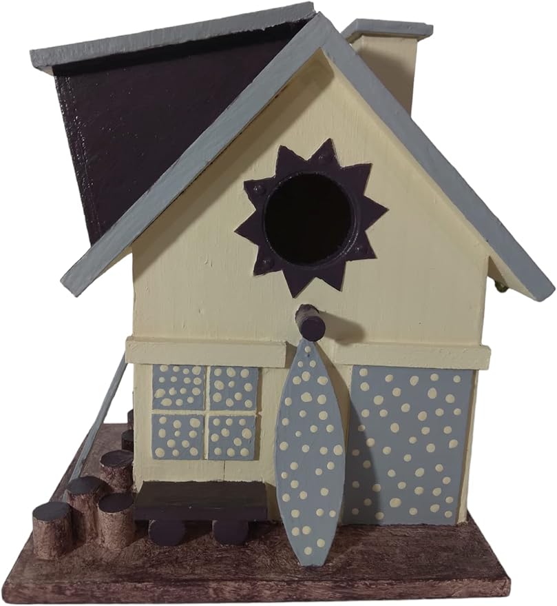 unique birdhouse hand painted outdoor