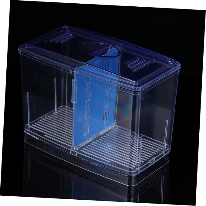 SUPVOX Transparent Functional Small Fish Breeding Tank Betta Hatchery Box for Safe Aquarium Isolation and Enhanced Survival Rate of Fish