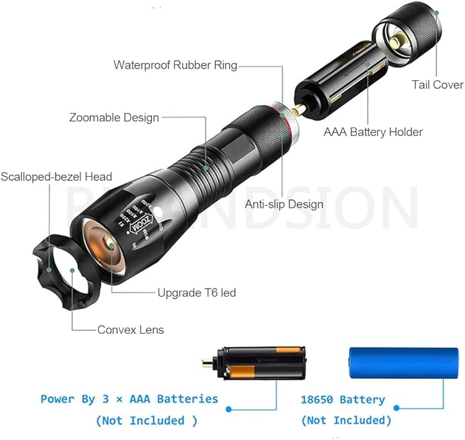 Ruiandsion UV Blacklight Flashlight, Super Bright UV and White Lights Flashlight Pet Dog Cat Urine Detector for Pet Urine Stains, Bed Bugs, Scorpions Finder and Outdoor Lighting