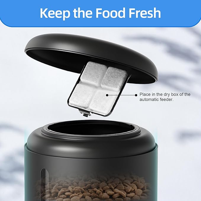 12 PACK Pet Food Desiccant Bag Compatible with Petlibro Automatic Feeder, Keep Cat Food Dog Food Dry and Fresh