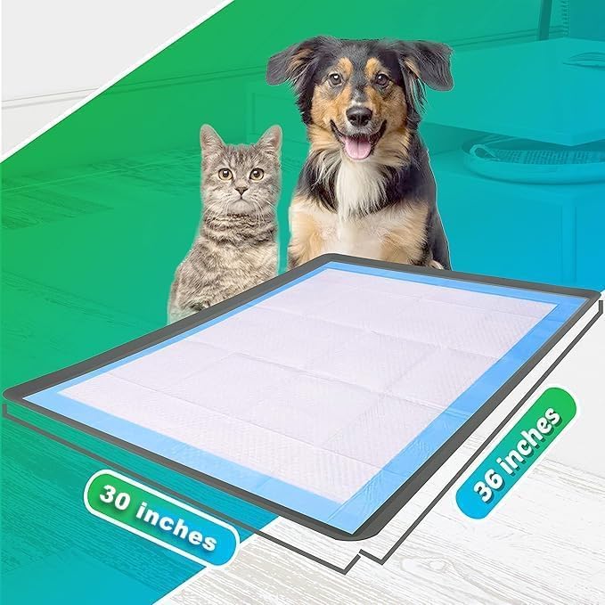 TidyFriend 2 Pack Dog Pee Pad Holder Tray Fits Up to 30” x 36” Wee Wee Pee Pads - Stable Grip, Raised Edges, Quick-Wipe Silicone Surface Dog Potty Tray Holder for Indoor Flooring Protection (Grey)