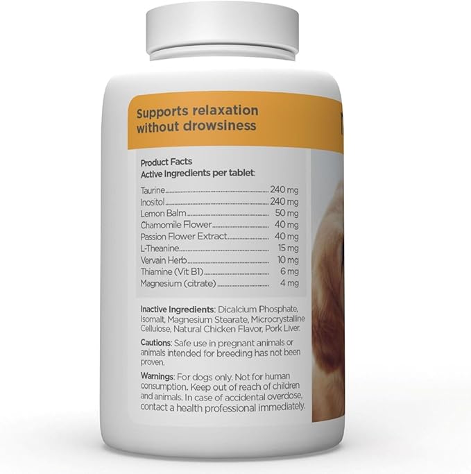 maxxipaws maxxicalm Natural Calming Supplement for Dogs (60 Tablets)