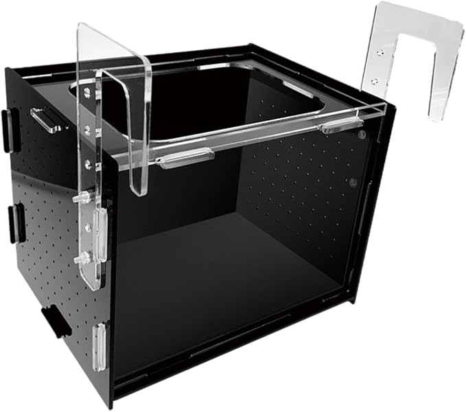 Fish Breeding Box, Fish Isolation Box, Sturdy Separation Easy Installation Clear Hanging Incubator for Clownfish Betta, 15x15x15cm