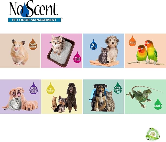 No Scent - Cat Litter Box Cleaner - 32 Fl Oz (946 mL)- Odor & Stain Remover with Probiotic Formula - Freshener for Furniture, Fabric, Hard Surfaces & Car
