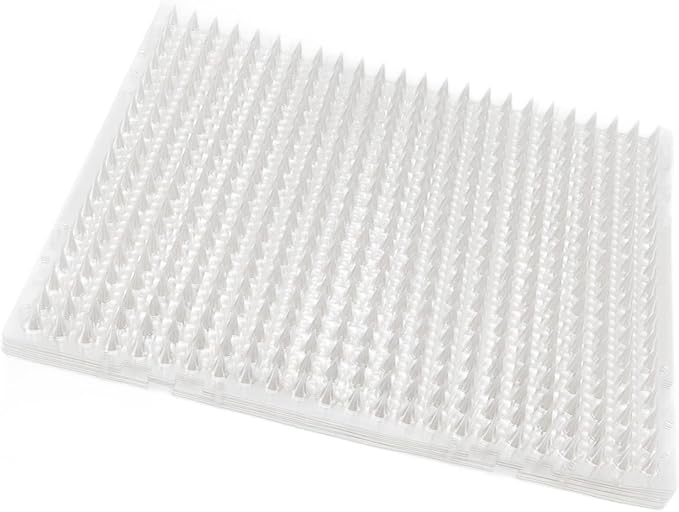8Pcs Cat Mat, PVC Recyclable Deterrent Scat Mat for Cats Dogs, Effective Prevention for Indoor Outdoor Use, Large Coverage Area with Interlocking Design, Rugged and Relia