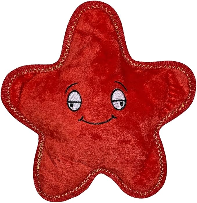 Spunky Pup Clean Earth Plush Starfish | Made from 100% Recycled Water Bottles | Small