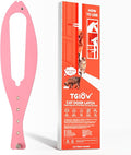 TGIOW Cat Door Latch, 1 Pcs Flex Latch, Cat Door Stopper to Keep Dog Out of Litter Box and Food, 5 Adjustable Size Strap 2.5-6" Wide, No Measuring, Easy to Install, Pink