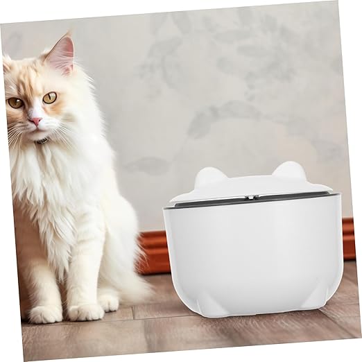 Totority 1set Enclosed Cat Litter Waste Container Sealed Lid and Trash Bags Convenient One-Button Small Trash Can for Pet Litter Storage Gray