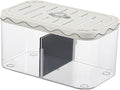 Aquarium Breeding Box Tabletop Fish Tank Versatile Acclimation Hatchery with Removable Divider for Guppy Betta Desk, White