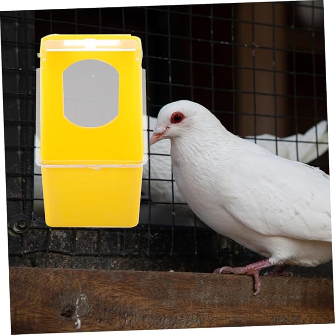 BESPORTBLE 4pcs Pigeon Feeder Bird Cage Feeder Watering Supplies Parrot Feeding Box