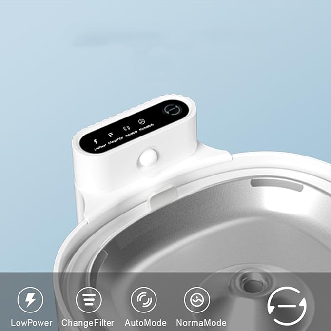 HANAMYA Automatic Pet Water Fountain with Smart Sensing System, 2L Capacity