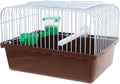 VANZACK Portable Birdcage Parrot Carrying Cage Parrot Bird Carrier Travel Portable Travel for s s for Parakeets s for Cockatiels Coffee Iron