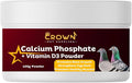 Calcium with Vitamin D3 Powder Supplement for Pigeons – Supports Strong Bones, Healthy Eggs, and Feather Development – Easy-to-Mix Formula for Racing, Breeding, and Young Birds 100G