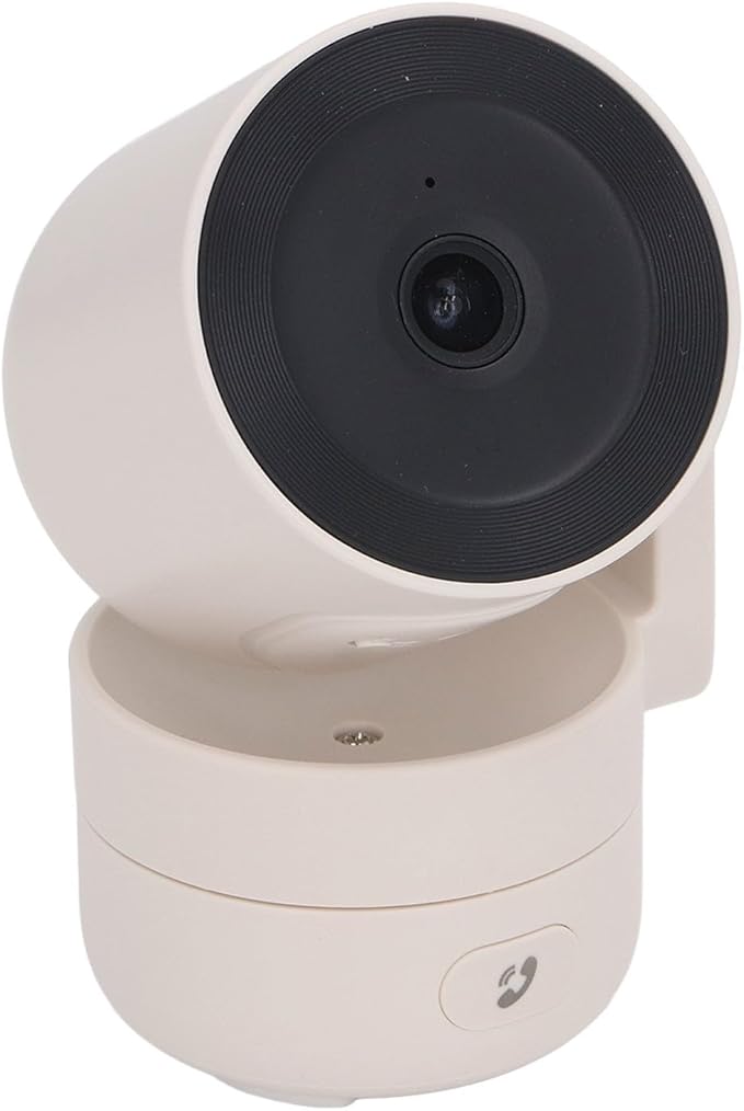 Walfront 2.4G WiFi Security Camera Indoor Baby/Elder/Dog/Pet Camera Smart Home Surveillance 360 Degree Rotation Private Mode Triggering Alarm