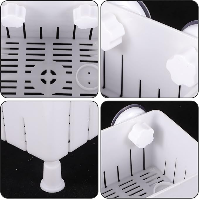 1set Fish Breeder Box Tortoise Isolation Container Fish Hatching Box Feeding Trough Multi-Functional Aquarium Breeding