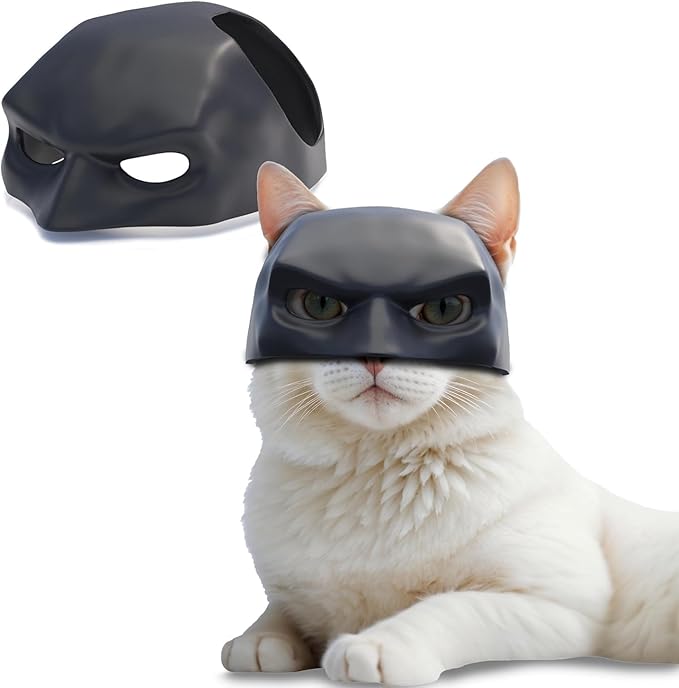 Cat Bat Mask Halloween Costumes Accessories for Cats, Funny Kitty Costumes Accessorie Cosplay Apparel