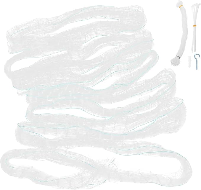 MERRYHAPY 1 Set Cat Safety Net for Balcony Windows Durable Pet Netting for Fall Protection Scratch Resistant for Cats and Pets