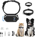 Cat Collar Camera, 1080p Pet Collar Camera, 170° Wide Angle Dog CollarCamera, Mini Ipx7 Waterproof CatsCamera, JPEG Photo and Avi Video Formats, CatCam Pro for Cats Dogs Outdoor (Black)