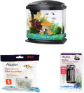 Aqueon LED MiniBow Aquarium Kit, Black, 2.5 Gallon Bundle
