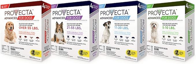 4 Doses Advanced for Dogs, Small/5-10 lb (Pack of 2)
