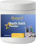 Pigeon Bath Salt – Natural Sea Salt with Vitamin B & Herbal Extracts – Cleans Feathers, Enhances Shine & Promotes Relaxation for All Breeds of Pigeons 200 Grams