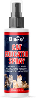 Cat Educator Spray – Natural Cat Deterrent Spray | Prevent Scratches, Biting & Peeing | Safe & Effective for Indoor Training