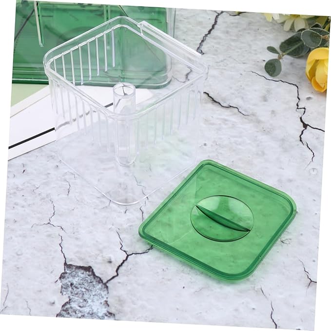 Kichvoe Self Guided Transparent Acrylic Aquarium Breeding Tank Isolation Box for Fish Hatching and Nursery Protects Small Pregnant and Newborn Fish from Aggressive Adults Seedlings Case