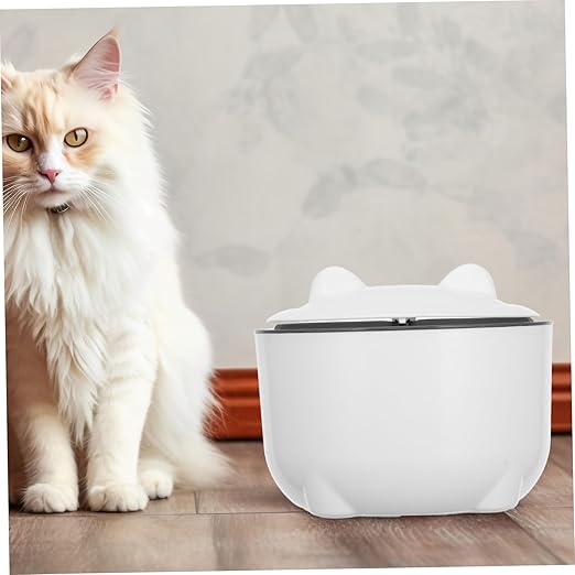 1 Set Litter Trash Bin with Lid One Button Operation Includes Trash Bags Decorative Small Plastic Waste Container for Cat Litter for Fresh Indoor Air