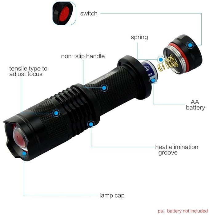 Encell LED Pet Urine Scorpion Detector UV Flashlight