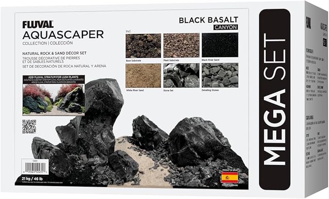 Fluval Black Mega Aquascaper Kit 60P