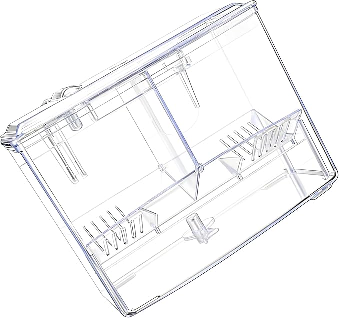 External Breeding Tanks for Aquarium Small Fish Isolation Hatchery Box for Fry Clear Spawning Box Breeding