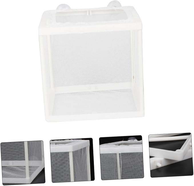 Housoutil 2pcs Fish Breeding Tank Aquarium Incubator Cups for Tropical Fish Hatching Random Efficient Isolation for Fry Survival
