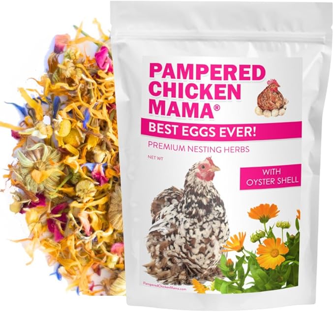 Pampered Chicken Mama Best Eggs Ever! Nesting Herbs for Chickens (10 Ounces) | Chicken Nesting Herbs