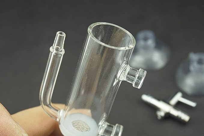Aquarium Crystal Cherry Red Shrimp Egg Incubator Tumbler, Glass, 20mm, Shrimp Hatchery, Mouth-Brooding, Pneumatic, Egg-Rocker