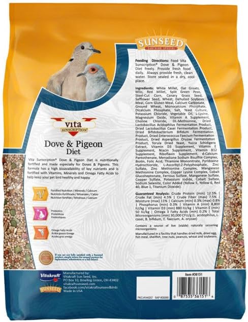 Vita Sunscript Dove Pigeon 5# - Sunscription