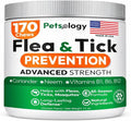 Natural Flea & Tick Chews for Dogs – Vet Formulated Supplement for All Breeds & Ages – Support for Skin & Coat – Made in USA