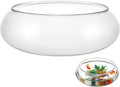 Clear Fish Bowl Vase Bubble Bowl Transparent Aquarium Tank, Betta and Goldfish Tank, Desktop Office Decor, 2800ml, Plastic, 9.52 x 9.52 x 3.93 Inch