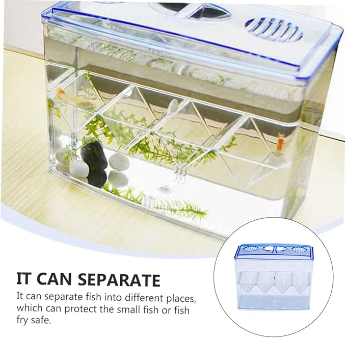 BESPORTBLE 1pc Fish Hatching Box Sturdy Aquarium Breeding Tank Small Fish Incubation Tank