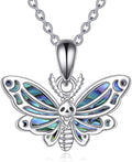 KZX Cat/Dog/Phoenix/Eagle/Whale/Shark/Puffin/Starfish/Chicken/Butterfly/Owl/Bee/Frog/Seahorse Necklace Sterling Silver Animal Pendant Jewelry Gift for Women