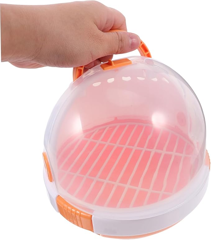Happyyami Bird Portable Travel Cage Small Bird Carrier Parrot Cage Comfortable Handle for Outdoor Trips Hiking Camping