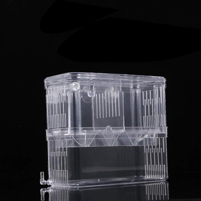 POPETPOP Aquarium Breeder Box - Floating Breeder Box for Fish Tank Durable Aquarium Breeding Hatchery Incubator Isolation Box Tank for Fish Breeder