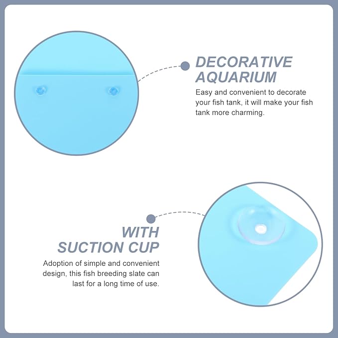 VOSAREA 2pcs Lightweight Fish Supplies Fish Spawning Suction Cup Breeding for Aquarium