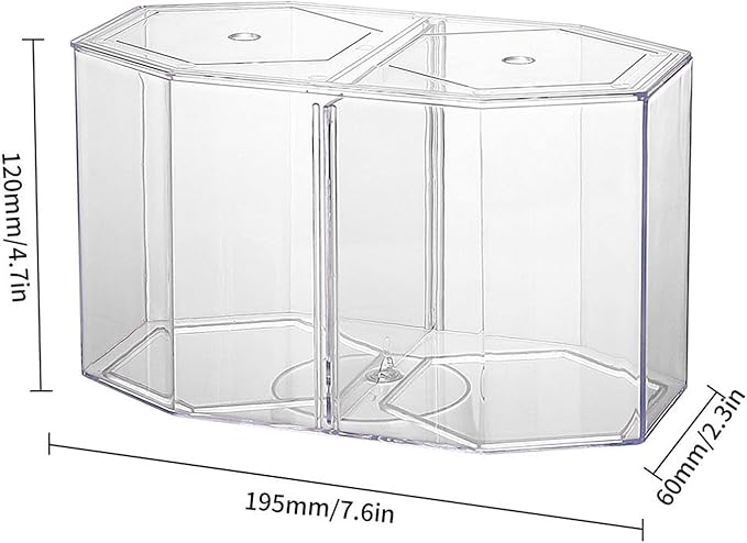 Aquarium Fish Breeder Isolation Box - Multipurpose Transparent Octagonal Acrylic Hatching Incubator for Breeding